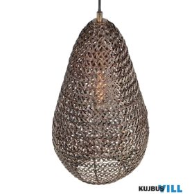   TRIO 365300104 ZIVA függeszték excl.1xE27 ↕150cm Ø23cm antik réz