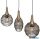 TRIO 365400304 SORAYA függeszték excl.3xE27 ↕150cm ↔86cm ↗26cm antik réz