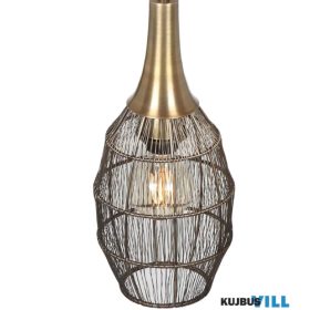   TRIO 365420104 SORAYA függeszték excl.1xE27 ↕150cm Ø26cm antik réz