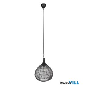   TRIO 365440132 SORAYA függeszték excl.1xE27 ↕150cm Ø42cm matt fekete