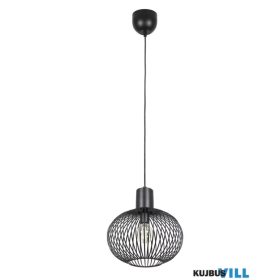   TRIO 365790132 GILA függeszték excl.1xE27 ↕150cm Ø33cm matt fekete