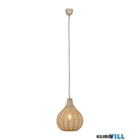   TRIO 366790136 JANNE függeszték excl.1xE27 ↕177cm Ø34cm natural