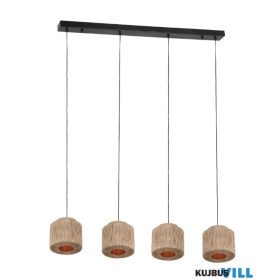   TRIO 366800436 SMILLA függeszték excl.4xE27 ↕150cm ↔110cm ↗27cm natural