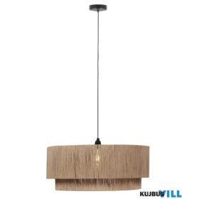   TRIO 366890136 SMILLA függeszték excl.1xE27 ↕150cm Ø60cm natural