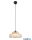 TRIO R36761013 ABELLA függeszték excl.1xE27/10W ↕150cm Ø35cm borostyán