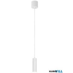   TRIO 367700131 SOKA függeszték excl.1xGU10 ↕150cm Ø9cm matt fehér