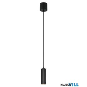   TRIO 367700132 SOKA függeszték excl.1xGU10 ↕150cm Ø9cm matt fekete