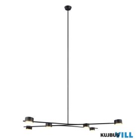   TRIO 369000680 CODA függeszték excl.6xGX53 ↕200cm ↔137cm ↗63cm fekete-arany