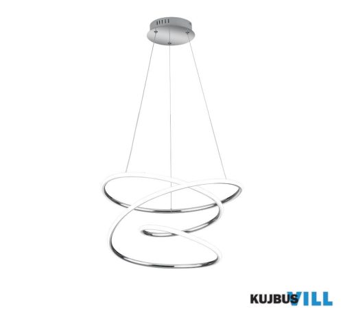 TR R37051106 BOLOGNA függeszték incl.1x36W LED/5100Lm/4000K ↕150cm Ø50cm króm