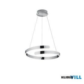   TRIO R37071106 PARMA függeszték incl.1x37W LED/4500Lm/4000K ↕150cm Ø50cm króm