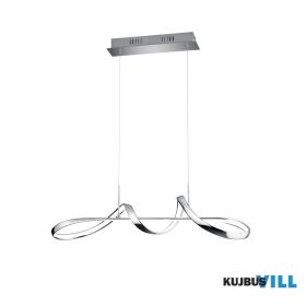   TRIO R37091106 PERUGIA függeszték incl.1x37W LED/4500Lm/4000K ↕150cm ↔81cm ↗ 46cm króm