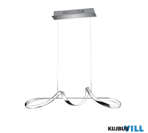 TR R37091106 PERUGIA függeszték incl.1x37W LED/4500Lm/4000K ↕150cm ↔81cm ↗ 46cm króm