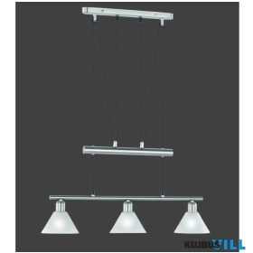   TRIO 3751031-07 STAMINA függeszték excl.3xE14 ↕180cm ↔66cm ↗ 14cm matt nikkel