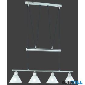   TRIO 3751041-07 STAMINA függeszték excl.4xE14 ↕180cm ↔80cm ↗ 14cm matt nikkel