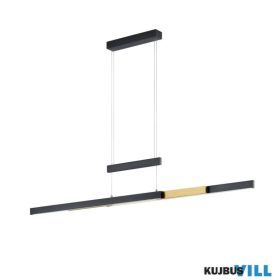   TRIO 375310502 TRAJAN függeszték incl.1x45W LED/5300Lm/2700K - 5000K ↕150cm ↔150,5cm ↗ 6cm fekete