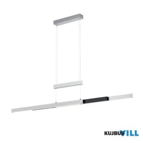   TRIO 375310505 TRAJAN függeszték incl.1x45W LED/5300Lm/2700K - 5000K ↕150cm ↔150,5cm ↗ 6cm csiszolt alumínium