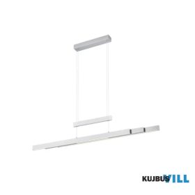   TRIO 375310507 TRAJAN függeszték incl.1x45W LED/5300Lm/2700K - 5000K ↕150cm ↔150,5cm ↗ 6cm matt nikkel