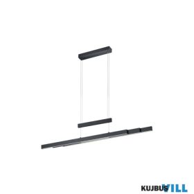   TRIO 375310532 TRAJAN függeszték incl.1x45W LED/5300Lm/2700K - 5000K ↕150cm ↔150,5cm ↗ 6cm matt fekete