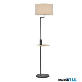   TRIO 400400132 CLAAS állólámpa excl.1xE27 ↕160cm ↔40cm ↗ 40cm matt fekete