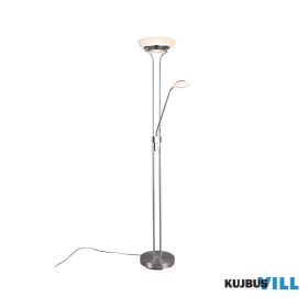   TRIO R40073507 ORSON állólámpa incl.1x28W LED/3200Lm/3000K & incl.1x6W LED/600Lm/3000K ↕180cm ↔32,5cm ↗ 57cm matt nikkel