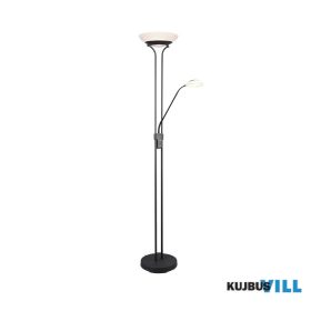   TRIO R40073532 ORSON állólámpa incl.1x28W LED/3200Lm/3000K & incl.1x6W LED/600Lm/3000K ↕180cm ↔32,5cm ↗ 57cm matt fekete