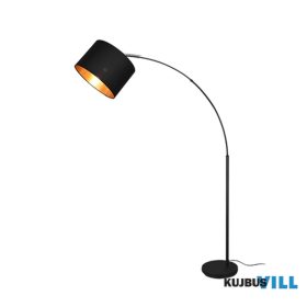   TRIO R40081080 BOLIVIA állólámpa excl.1xE27 ↕171cm ↔35cm Ø35cm ↗ 111cm fekete-arany