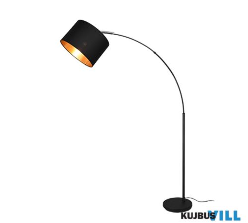 TR R40081080 BOLIVIA állólámpa excl.1xE27 ↕171cm ↔35cm Ø35cm ↗ 111cm fekete-arany