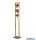 TR 401900367 BELL állólámpa excl.3xE14 ↕150cm ↔25cm ↗ 25cm antik nikkel