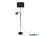 TR R40192002 OWEN állólámpa excl.1xE27 excl.1xE14 ↕160cm ↔36cm ↗ 43cm fekete