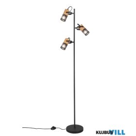   TRIO 404300332 TOSH állólámpa excl.3xE14 ↕150cm Ø23cm matt fekete