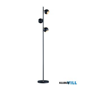   TRIO 404600332 DAKOTA állólámpa excl.3xG9 ↕155cm ↔23cm ↗ 23,5cm matt fekete