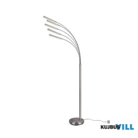   TRIO R41031507 REED állólámpa incl.5x3,5W LED/350Lm/3000K ↕195,5cm ↔30,5cm ↗ 85,7cm matt nikkel