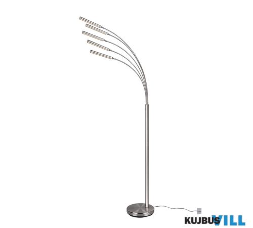 TR R41031507 REED állólámpa incl.5x3,5W LED/350Lm/3000K ↕195,5cm ↔30,5cm ↗ 85,7cm matt nikkel