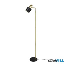   TRIO R41041080 ADAM állólámpa excl.1xE27 ↕150cm Ø22cm fekete-arany