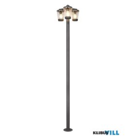   TRIO 411060342 CAVADO kültéri állólámpa excl.3xE27 ↕220cm Ø44,6cm antracit