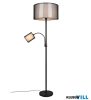 TR 411400232 BURTON állólámpa excl.1xE27 excl.1xE14 ↕170cm Ø45cm matt fekete