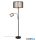 TR 411400232 BURTON állólámpa excl.1xE27 excl.1xE14 ↕170cm Ø45cm matt fekete