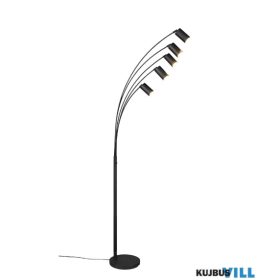   TRIO 412400532 MARLEY állólámpa excl.5xGU10 ↕200cm ↔80cm ↗55cm Ø28cm matt fekete