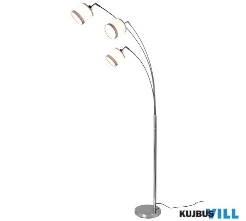 TR R41553006 DAVOS állólámpa excl.3xE14 ↔70cm ↕190cm ∅12cm króm