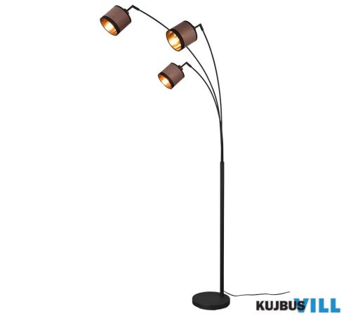 TR R41553041 DAVOS állólámpa excl.3xE14 ↔70cm ↕190cm ∅12cm taupe