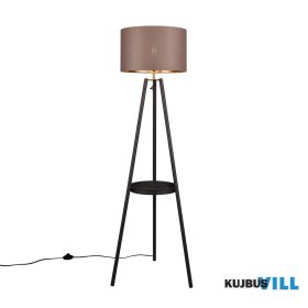   TRIO R41561032 COLETTE állólámpa excl.1xE27 ↕153cm ∅55cm ↕25cm ∅40cm matt fekete