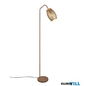   TRIO R41571065 BIDAR állólámpa excl.1xE27/10W ↕147cm ↔40cm Ø22cm kávébarna