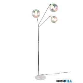   TRIO 416900306 PAXTON állólámpa/3 E27/10W ↕200cm ↔74,5cm ↗30cm króm