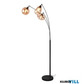   TRIO 417000313 LUMINA állólámpa 3xE14/10W ↕200cm ↔71,5cm ↗68cm borostyán
