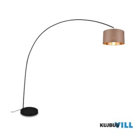   TRIO 419200141 MANSUR állólámpa excl.1xE27 ↔200cm ↕210cm ∅45cm taupe