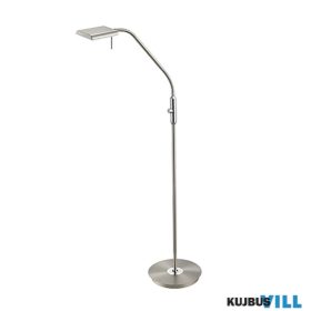   TRIO 420910107 BERGAMO állólámpa incl.1x12W LED/1100Lm/3000K ↕135cm ↔27cm ↗ 50cm matt nikkel