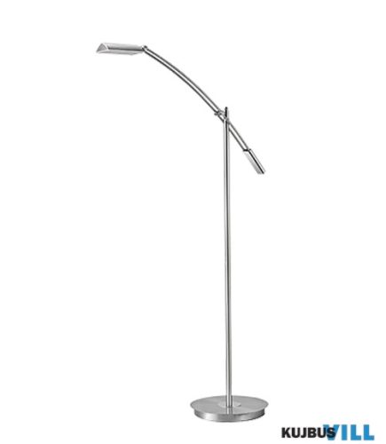 TRIO 420910107 BERGAMO állólámpa incl.1x12W LED/1100Lm/3000K ↕135cm ↔27cm ↗ 50cm matt nikkel