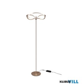   TRIO 421210108 CHARIVARI állólámpa incl.1x31W LED/4100Lm/3000K ↕175cm Ø52cm matt réz