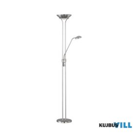   TRIO R42292107 SPOCK állólámpa incl.1x19W LED/2200Lm/3000K & incl.1x5W LED/500Lm/3000K ↕180cm ↔25cm ↗ 50cm matt nikkel