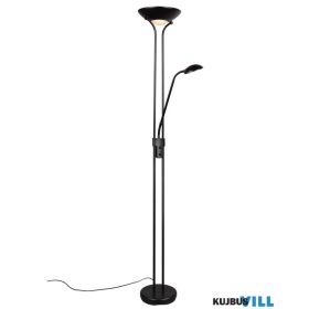   TRIO R42292132 SPOCK állólámpa incl.1x19W LED/2200Lm/3000K & incl.1x5W LED/500Lm/3000K ↕180cm ↔25cm ↗ 50cm fekete